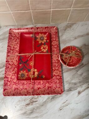 New Threshold by Target severing Tray and Bowls